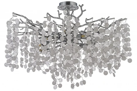 Потолочная люстра хрустальная на штанге Dio D`arte Tavenna Nickel Tavenna H 1.3.76.103 N (220V)