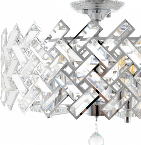 Потолочная люстра хрустальная на штанге Arte Milano Sorrento-7019 377019/6/50/470 CR (220V)