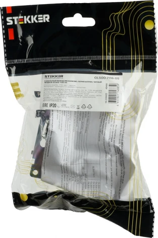 Вывод кабеля (черный) Stekker Катрин 49466