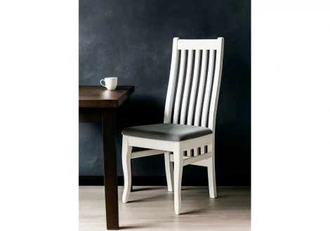 Обеденный стул Woodville Арлет белый / tenerife stone