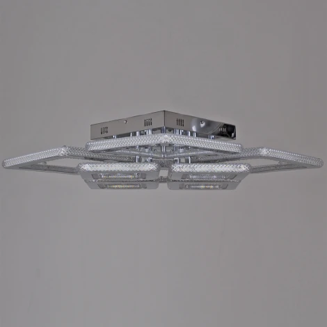 Потолочная люстра (+ночной режим) светодиодная на штанге с пультом Reluce 26110-0.3-4+4