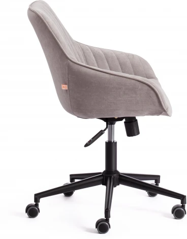 Компьютерное кресло игровое Tetchair DUBLIN (Велюр/Светло-серый)