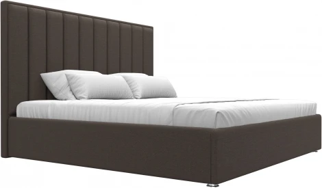 Кровать интерьерная Афродита 200 (Коричневый/Рогожка) Лига Диванов арт.123059