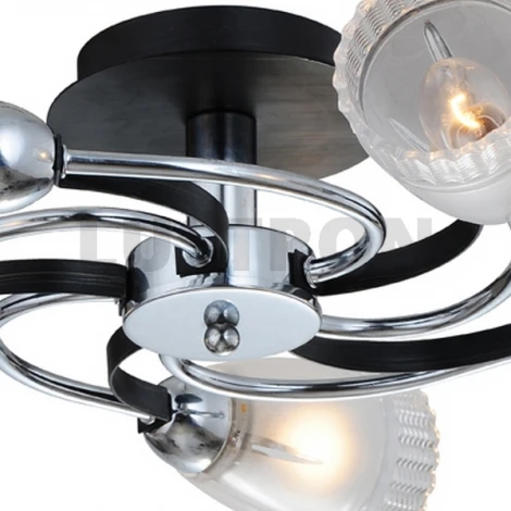 Потолочная люстра IDLamp Carlotta 865/5PF-Darkchrome