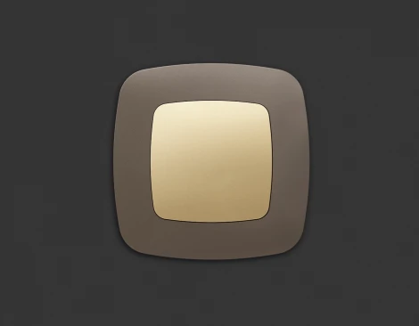 Лицевая панель Ambrella Volt OMEGA (Шампань) заглушка для суппорта QUANT OP6160