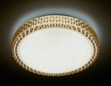 Потолочный светильник Ambrella Orbital Crystal F85 CF 48W D400