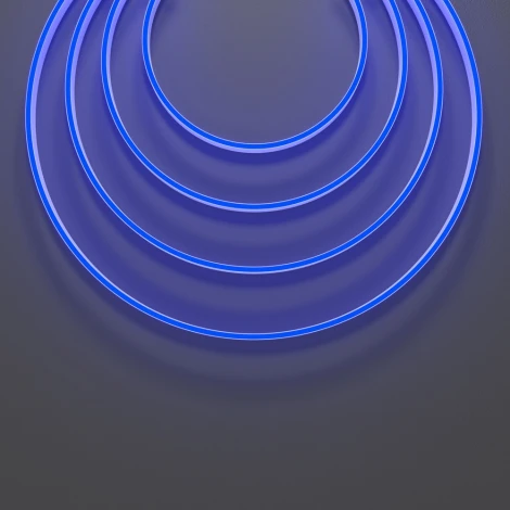 Гибкий неон 10x4 24В 9,6 Вт/м Blue IP67 5м Maytoni Изгиб поперек оптической оси 432041