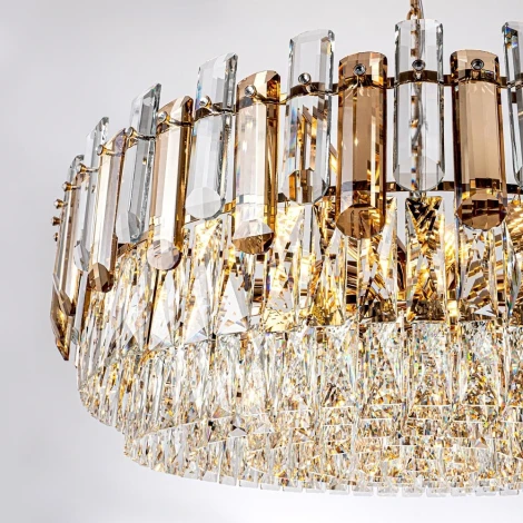 Подвесная люстра хрустальная Modelux MODELUX ML.9006.16 GD-BR