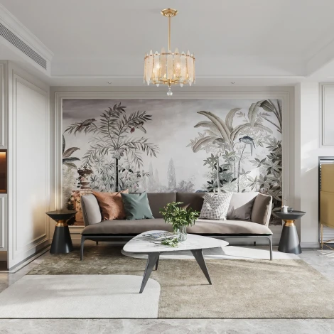 Подвесная люстра хрустальная на штанге Arte Milano Sorrento-3309 373309/5/350/380 GD (220V)