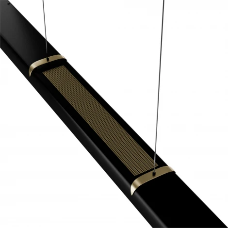 Подвесной линейный светодиодный светильник Lightera Bermeho LE104L-120BB Wi-Fi (Умный дом, Алиса, Маруся, голосое управление) (220V, на тросе)