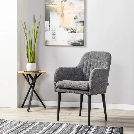 Стул Olaf темно-серый/черный R-Home арт.410126120h_Grey_черный