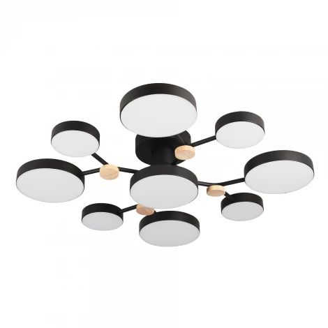 Потолочная люстра светодиодная с пультом с регулировкой цветовой температуры и яркости LED4U LED4U L3201-780 BK