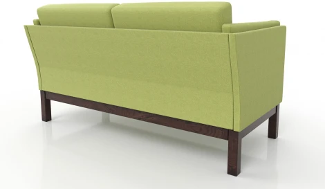 Диван Arsko Айверс М венге зеленая рогожка