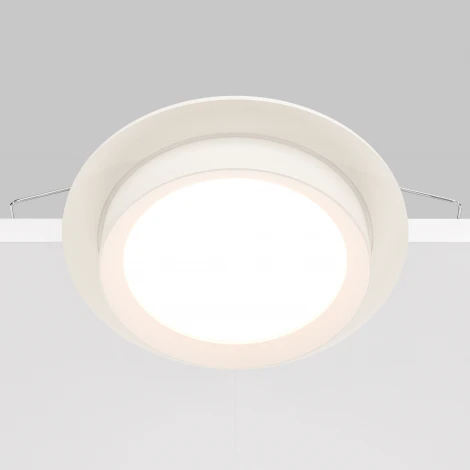 Встраиваемый светильник Hoop GX53 1x15Вт Maytoni Technical DL086-GX53-RD-W (220V, круглые)