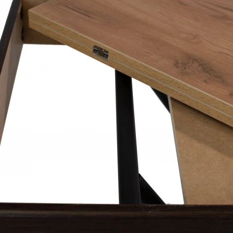 Стол-трансформер Лерон дуб крафт золотой/черный Mebelik 009209