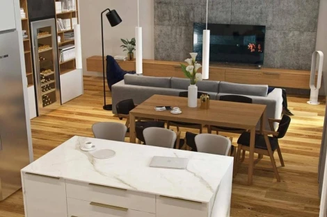 Стул Augusta Cosmo Голубая ткань