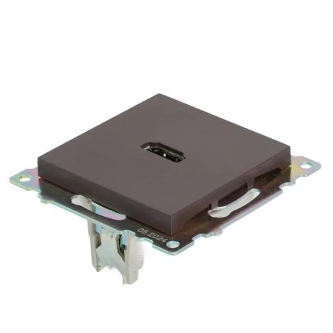 Розетка HDMI (шоколад) Stekker Катрин 50064