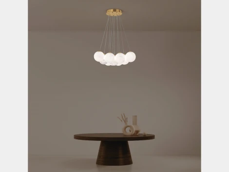 Подвесной светильник светодиодный Lumker Galaktika GL-CL140BR-80-WW