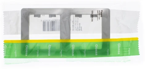 Рамка на 2 поста (платина) Systeme Electric Glossa GSL001206