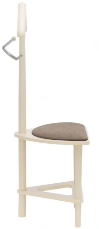 Вешалка костюмная с сиденьем В 26Н слоновая кость от фабрики Mebelik