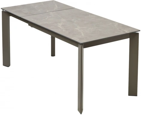 Стол CORNER 120 MATT LATTE STONE SOLID CERAMIC / TAUPE, ®DISAUR