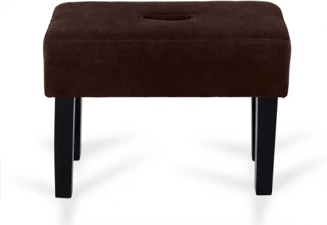 Табурет мягкий Handy ОГОГО (арт.671372), (Ткань,Микрофибра/Коричневый)