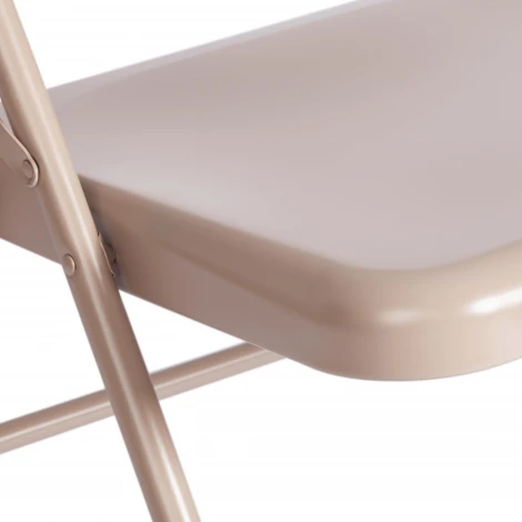 Стул складной Folder/Фолдер (мод. 3023(II))/2 шт. в упаковке металлический, 46,5х48х75, 7-бежевый (Комплект из 2 шт.) Tetchair 21549