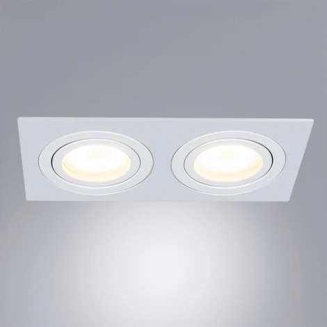 Точечный светильник встраиваемый Arte Lamp Tarf A2168PL-2WH (220V)