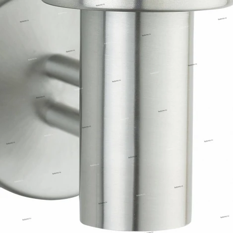 Бра уличное Horoz Kayin, 1 плафон, никель с прозрачным