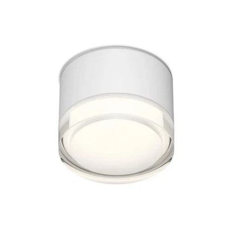 Накладной влагостойкий светильник Denkirs Aqua DK-DH2610-WH GX53 15 Вт LED IP44 белый алюминий акрил