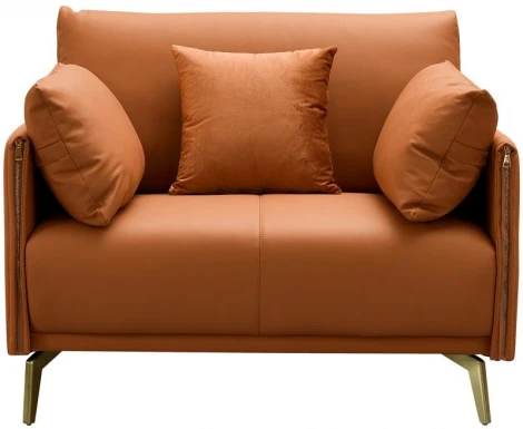 Кресло ESF CALIFORNIA NAPPA SF002 коричневый 6606/Кожа