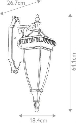Настенный уличный фонарь Kichler Venetian Rain KL-VENETIAN2-M (220V, IP44)