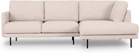 Диван Ricadi угловой ОГОГО (арт.727513), (Рогожка,Ткань/Бежевый)