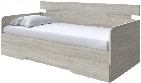 Без бренда Кровать-Софа Milton (ЛДСП Ясень Шимо Светлый) 120x190