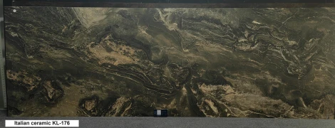 Стол M-City CREMONA 140 KL-176, итальянская керамика/ черный каркас