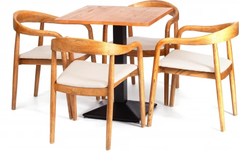Стул BALDUR Tetchair (Дерево вяз,Лен/Бежевый) арт.24407