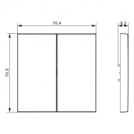 Клавиша 2-я, мокко Donel S08 DS29553
