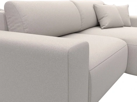 Диван угловой Лига-036 НПБ Классик правый угол Лига Диванов (Замша) арт.127742