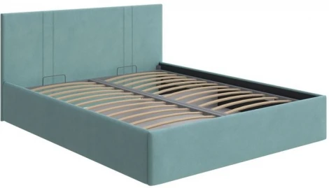 PROxSON Кровать Helix с бельевым ящиком (Ткань: Велюр Monopoly Мятный лёд (670)) 180x200