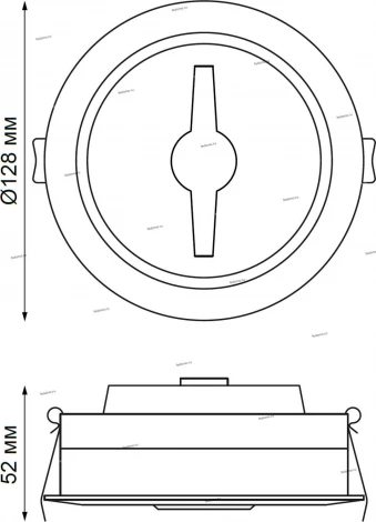 Встраиваемый точечный светильник Novotech Snail 357568