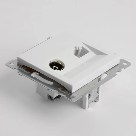 ТВ-розетка (белый) Stekker Катрин 49181