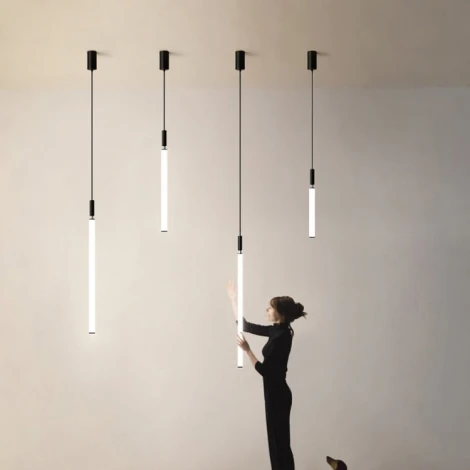 Подвесной светильник Delia L100 Black 4000К ImperiumLoft Delia01 (187967-23) (LED, 220V, на проводе)