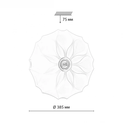 Настенно-потолочный светильник Sonex Roni 7688/DL пластик/белый/серебристый LED 48Вт