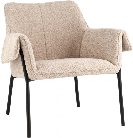 Кресло Stool Group лаунж Бесс альпака бежевый УТ000037050