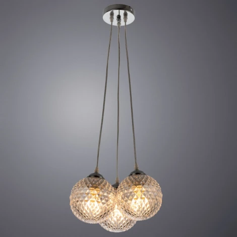 Подвесная люстра Arte Lamp Gelato A9508SP-3CC (220V, на проводе, шарики, IP23)