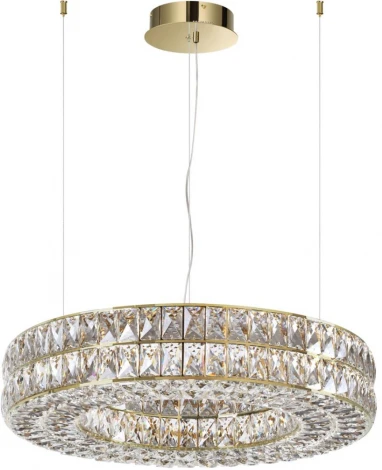 Подвесная люстра Odeon Light Panta 4926/85L золото/металл/хрусталь LED 85W 4000K 5074Лм