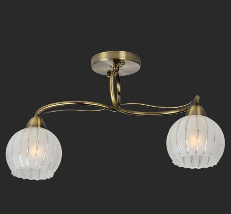 Потолочная люстра IDLamp Brunilda 237/2PF-Oldbronze