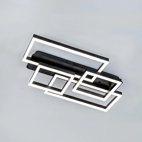 Потолочный светильник светодиодный с пультом с регулировкой цветовой температуры и яркости LED4U LED4U L11045-4 BK