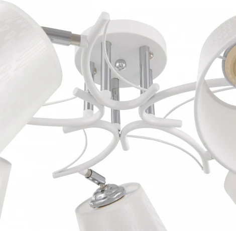 Потолочная люстра на штанге Arte Milano Napoli-0806 330806/5 WT+CR (220V)