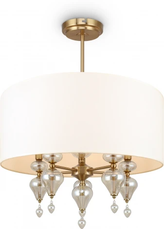 Потолочная люстра на штанге Freya Raise FR5369CL-05BS1 (220V, круглые)